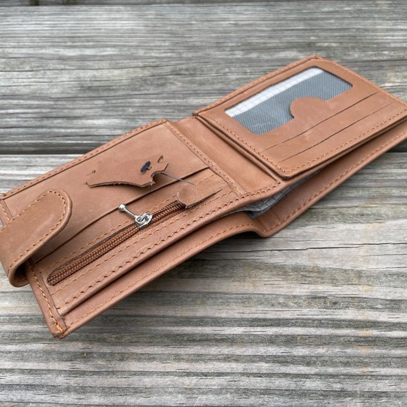 handmade Other - Wallet Handmade Brown Genuine Leather Card Holder